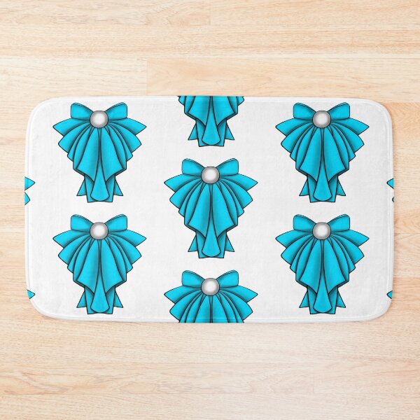 Item preview, painted blue frill bow designed and sold by nataliavavilina.