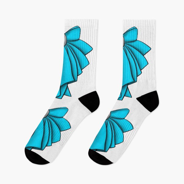 Item preview, painted blue frill bow designed and sold by nataliavavilina.