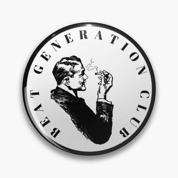 Item preview, Beat Generation club badge designed and sold by daphhne.