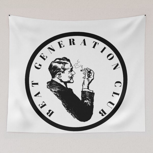 Item preview, Beat Generation club badge designed and sold by daphhne.
