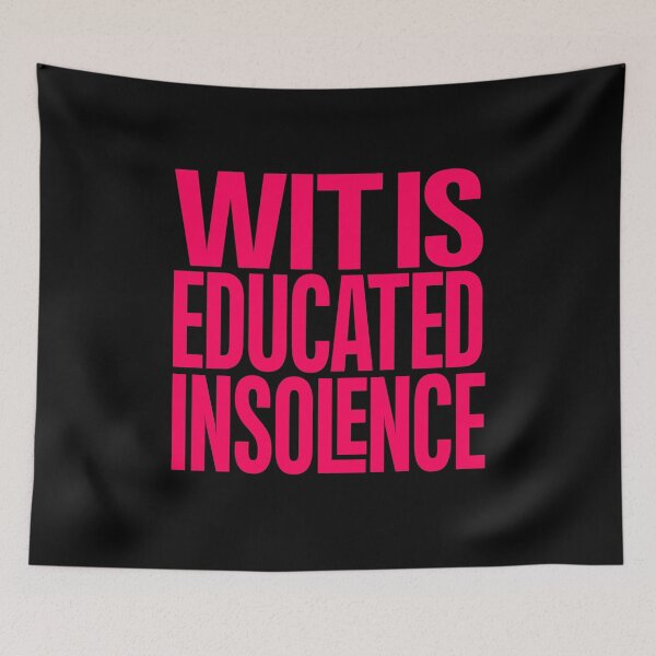 Item preview, Wit is educated insolence v.2 designed and sold by x1brett.