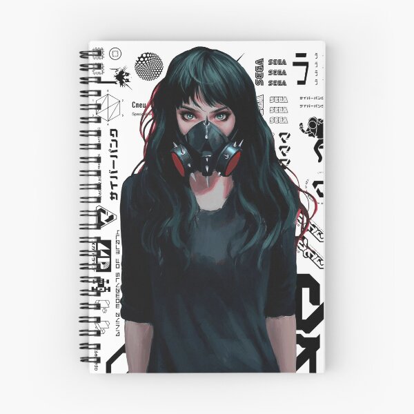 Item preview, Cyberpunk Gamer Girl Design Patterns designed and sold by OWLvision33.