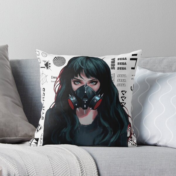 Item preview, Cyberpunk Gamer Girl Design Patterns designed and sold by OWLvision33.