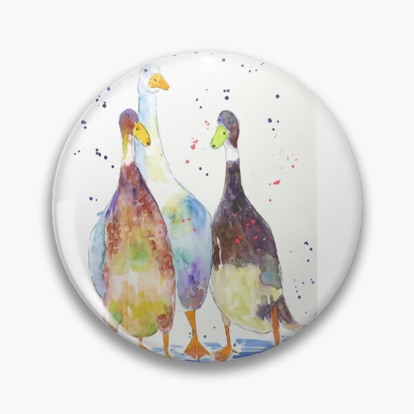 Item preview, Three Proud Indian Runner Ducks designed and sold by Casimirasart.