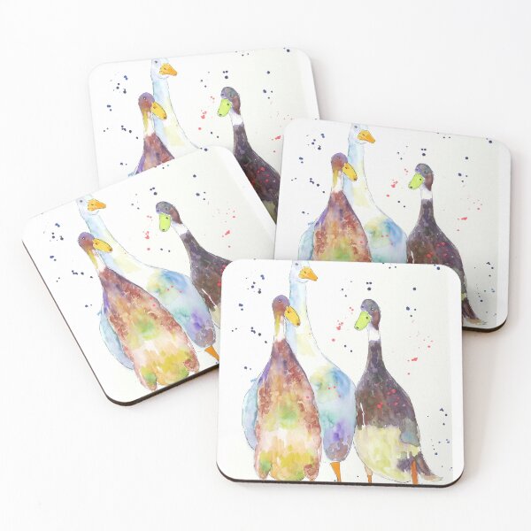 Item preview, Three Proud Indian Runner Ducks designed and sold by Casimirasart.