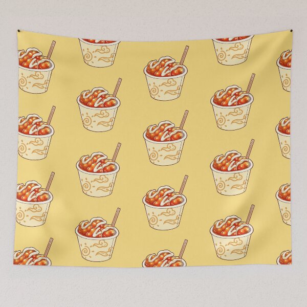 Item preview, Cute Korean Street Food - Korean Chicken Sticker and more! designed and sold by IntrovertMochi.