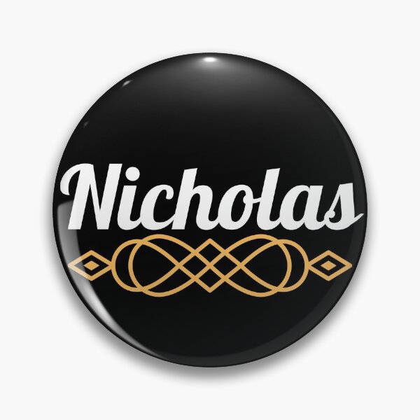 Artikelvorschau, Nicholas männlicher Name entworfen und verkauft von ClickBuyEnjoy.