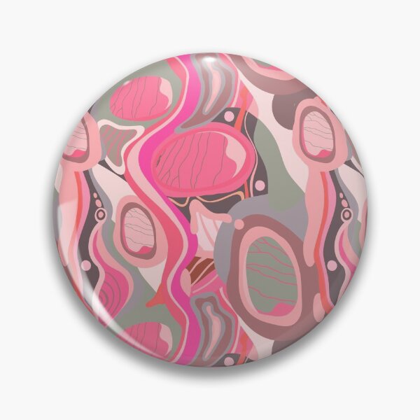 Item preview, Abstract River Rocks - Retro Warm Palette designed and sold by Sketchbook Designs.