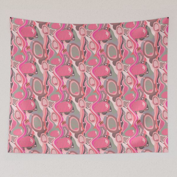 Item preview, Abstract River Rocks - Retro Warm Palette designed and sold by Sketchbook Designs.