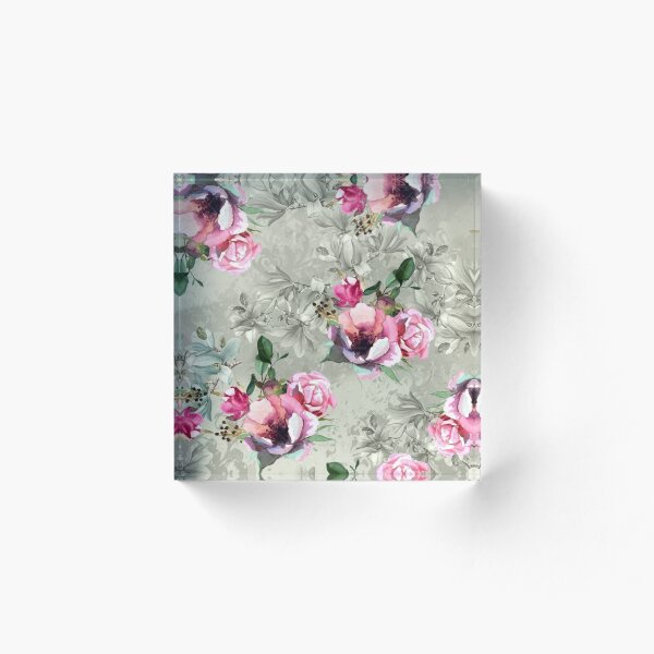 Artikelvorschau, Rosenblumenmusterentwurf entworfen und verkauft von Wowcreats.