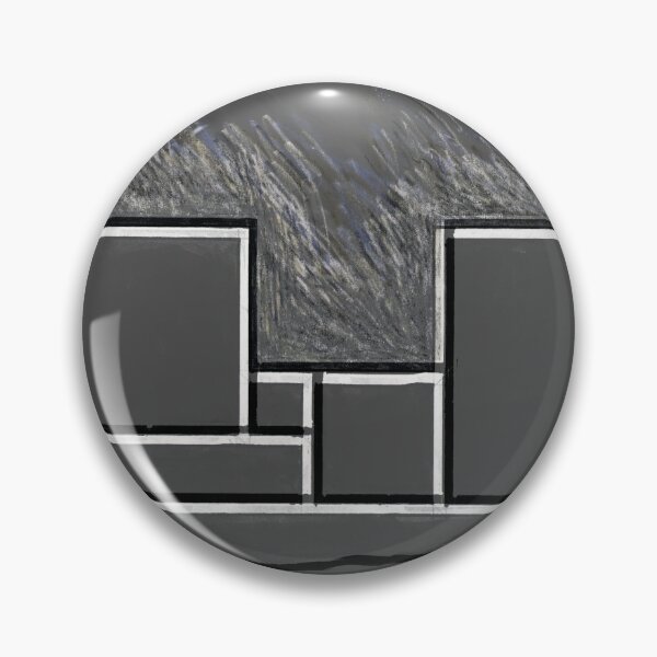 Item preview, The City of Black and White Squares "A" at Night designed and sold by Istvan Ocztos.