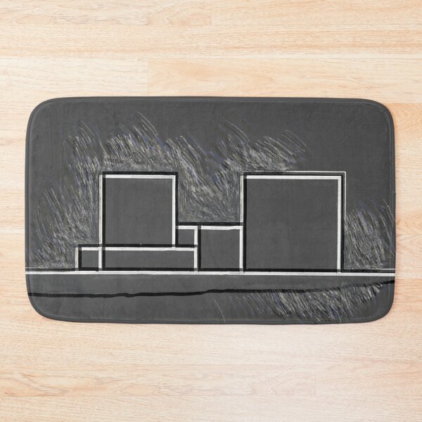 Item preview, The City of Black and White Squares "A" at Night designed and sold by Istvan Ocztos.