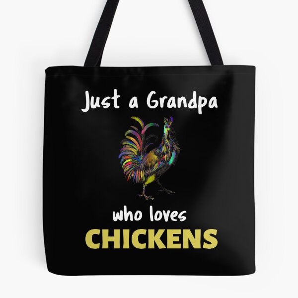 Item preview, Just A Grandpa Who Loves Chickens designed and sold by Junkie-Worx.