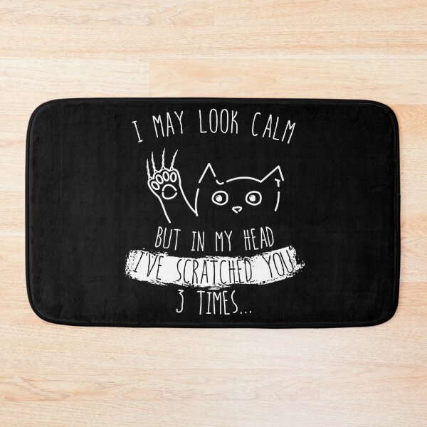 Item preview, I may look calm but in my head I've scratched you designed and sold by noahs-shop.