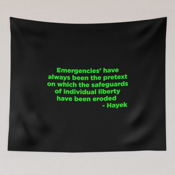 Item preview, Quote about freedom from Hayek designed and sold by WilliamPaterson.