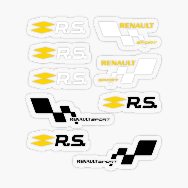 Renault Sport | RS | Voiture Sticker transparent