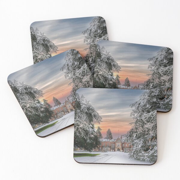 Item preview, Sunset over a snow covered Tylney Hall Hotel designed and sold by Dave Williams.