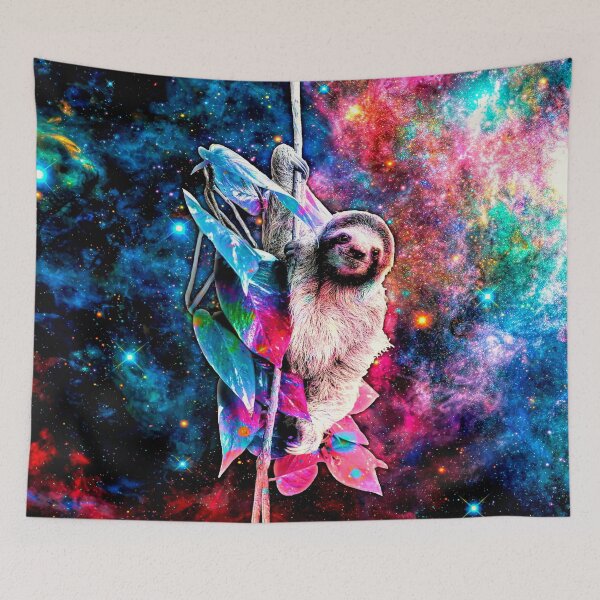 Item preview, Space sloth, climbs a vine to the next planet designed and sold by boom-art.
