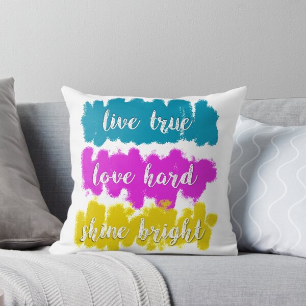 Item preview, Live True, Love Hard, Shine Bright designed and sold by KatNorlandMerch.