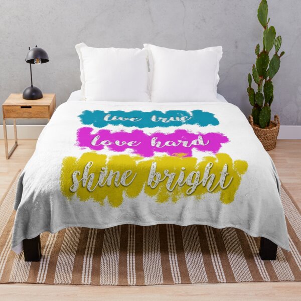 Item preview, Live True, Love Hard, Shine Bright designed and sold by KatNorlandMerch.