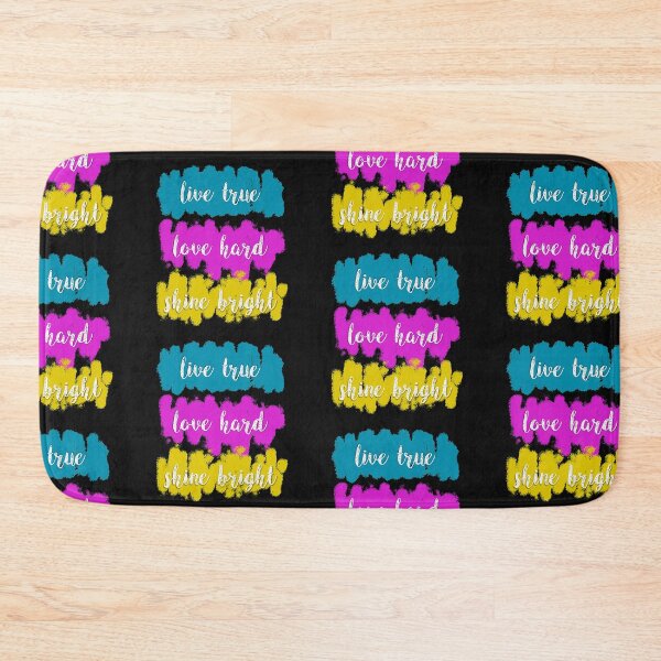Item preview, Live True, Love Hard, Shine Bright designed and sold by KatNorlandMerch.