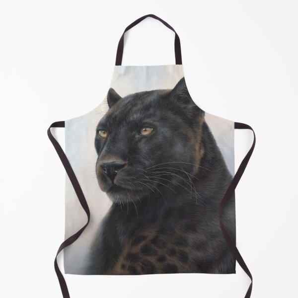 Item preview, Black Leopard Painting designed and sold by Rachel Stribbling.