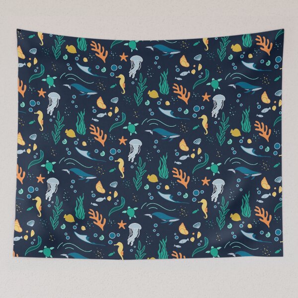 Item preview, Sea pattern designed and sold by rakelittle.