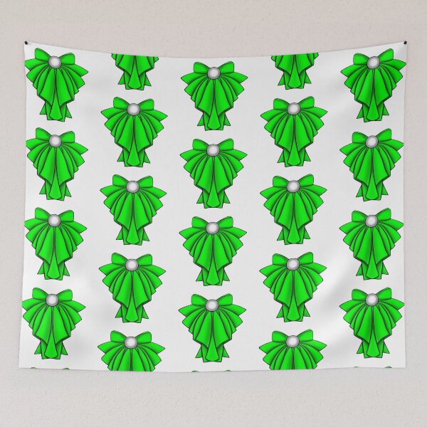 Item preview, painted bright green frill bow designed and sold by nataliavavilina.