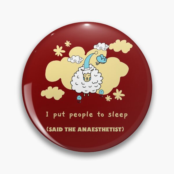 Item preview, I put People to Sleep, Anaesthetist, Sheep, Hospital  designed and sold by HomeConscious.