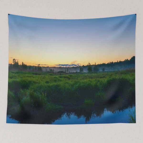 Item preview, Summer sunrise in swamp fog designed and sold by yarvin13.