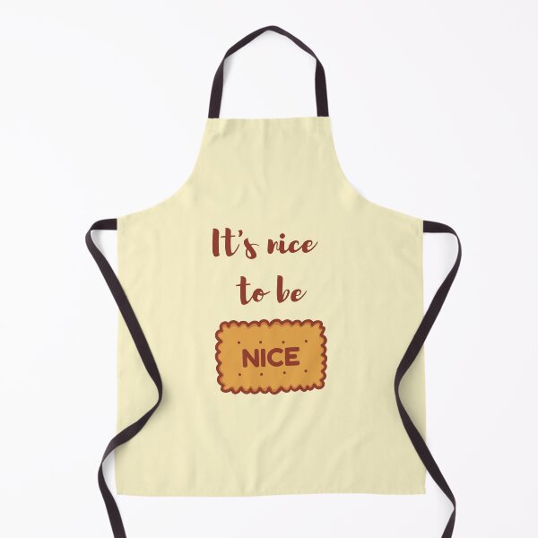 Item preview, It's Nice To Be Nice, Biscuit Pun designed and sold by GoodMoodFood.