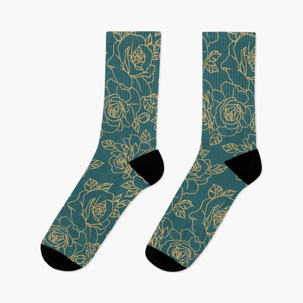 Item preview, "Feeling Rosie" in Forest Green & Gold designed and sold by bahnessr-art.