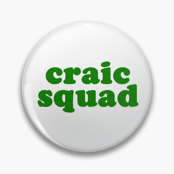 Item preview, Craic Squad Funny Irish St Patricks Day designed and sold by PY Tees.