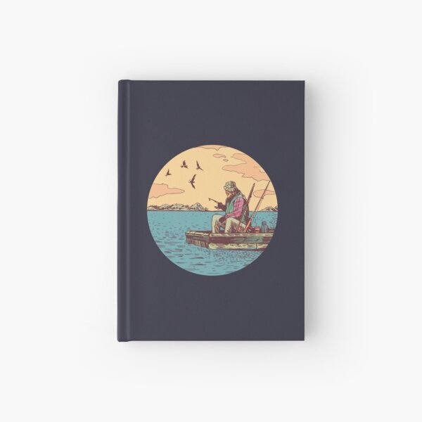 Shipyard Project Old Fishing Boat Hardcover Journal for Sale by