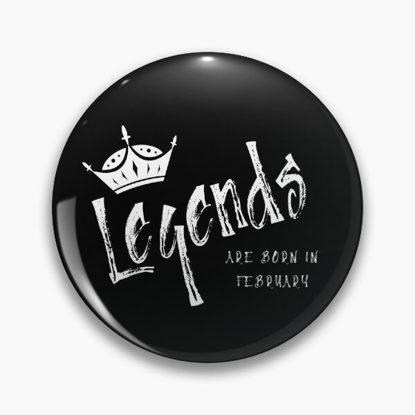 Item preview, Legends are born in February designed and sold by JokesAndFun.