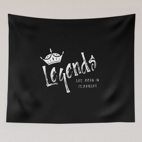Item preview, Legends are born in February designed and sold by JokesAndFun.