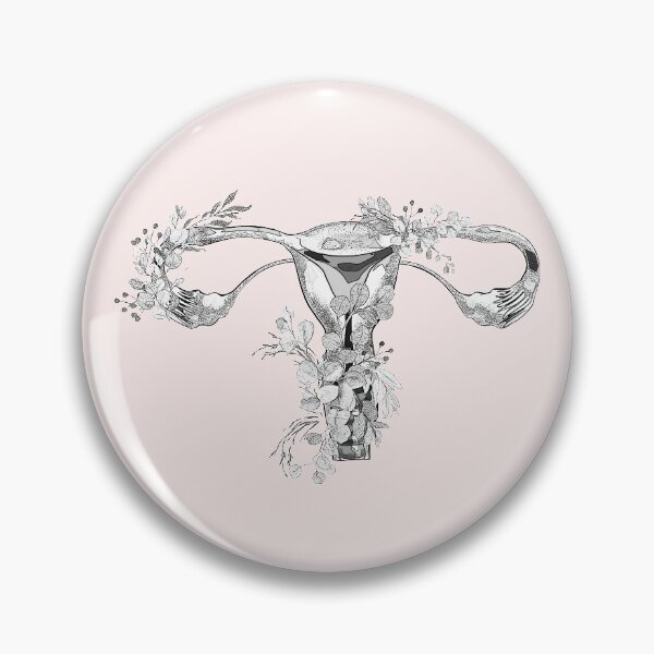 Item preview, Útero Pro elección Feminista hojas de eucalipto negro blanco designed and sold by Collagedream.