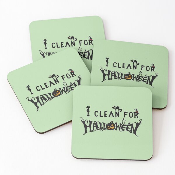 Item preview, I Clean for Halloween Fun Cleaning Lady Gifts, Housekeeping designed and sold by SavvyCleaner.