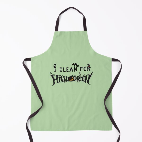 Item preview, I Clean for Halloween Fun Cleaning Lady Gifts, Housekeeping designed and sold by SavvyCleaner.