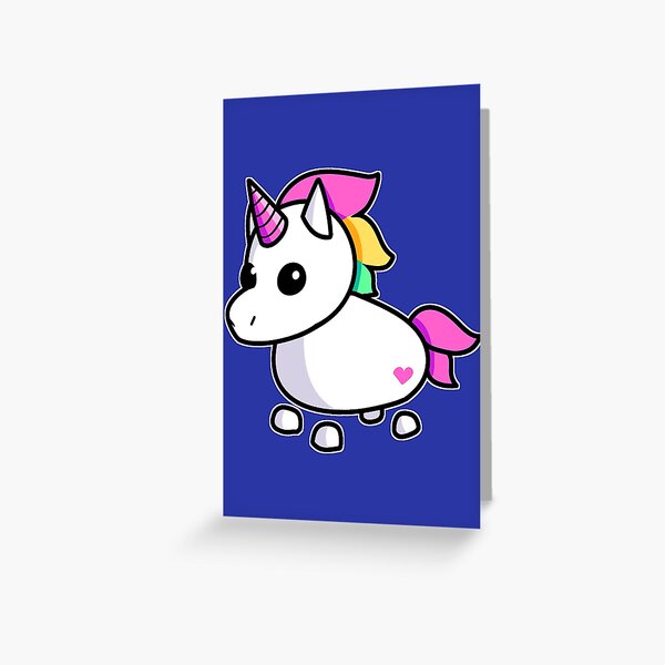 Roblox Unicorn Greeting Cards Redbubble - ashley the unicorn roblox youtube