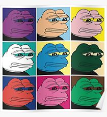 Pepe the Frog Pop Art Poster