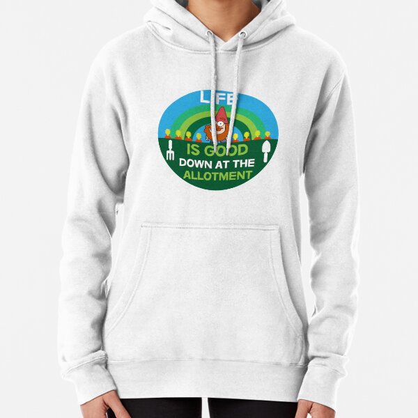 I'd Rather Be Down The Allotment Allotment inspired Printed Hoodie 