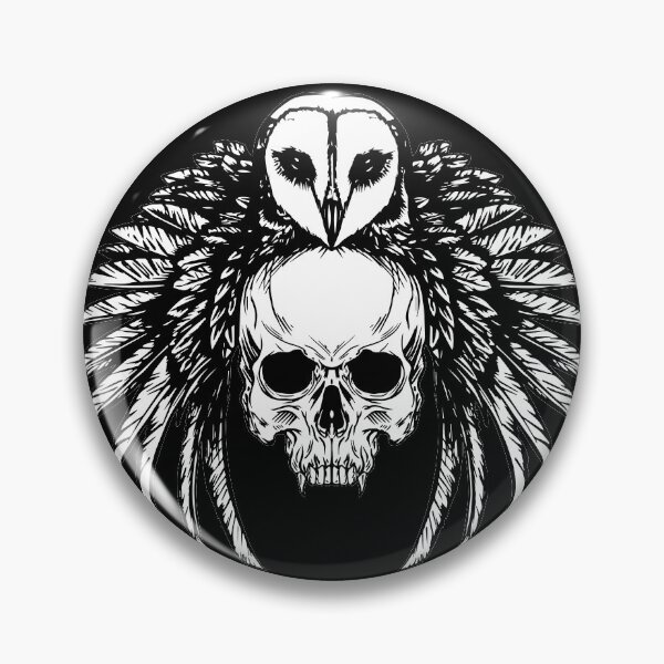 Item preview, Owl and Skull designed and sold by ZethTheReaper19.