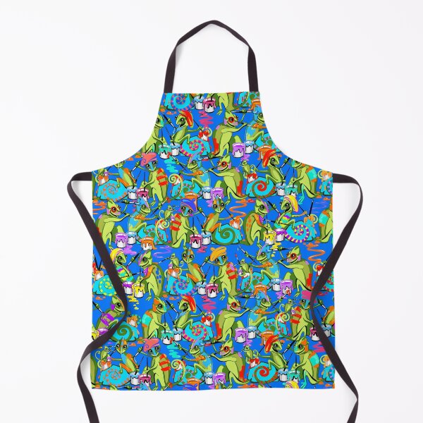 Item preview, Chameleon Paint Party | Blue designed and sold by L Diane Johnson.