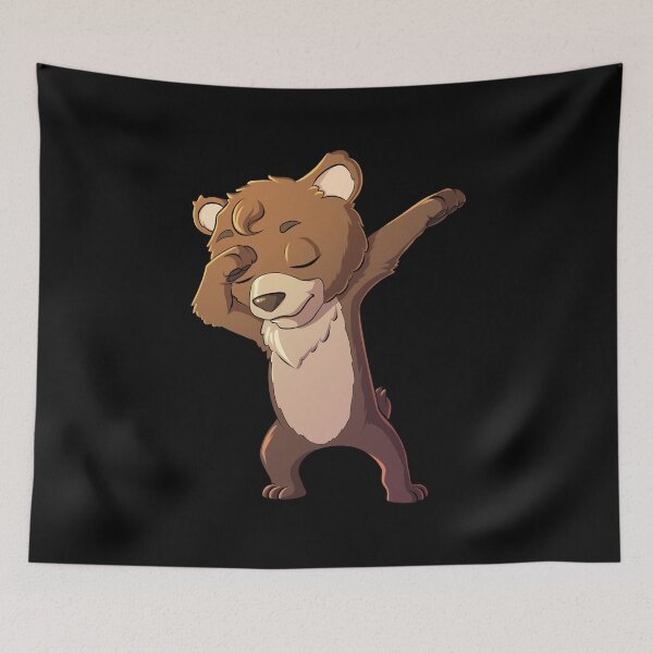 Item preview, Cute Dabbing Bear - Brown Teddy Bear Cub Dance designed and sold by PrintPress.