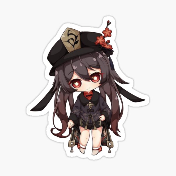 Как нарисовать ху тао чиби