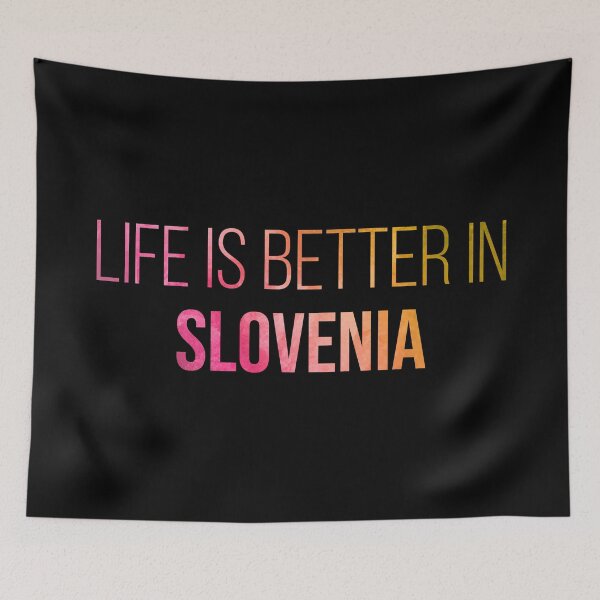 Item preview, Life is better in Slovenia in Watercolor designed and sold by XCIV.