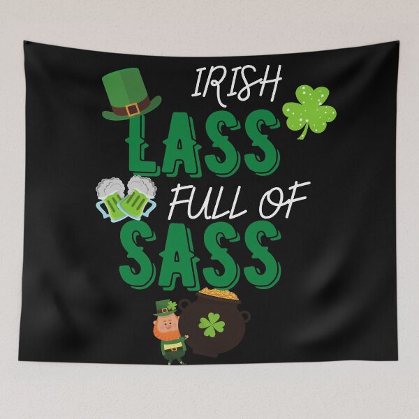 Item preview, Irish Lass Full Of Sass designed and sold by Martin-bivert.