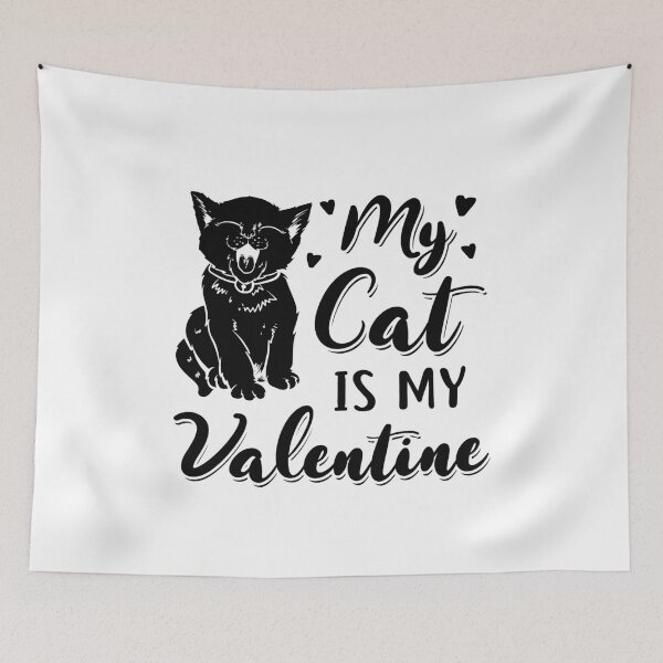 Item preview, My cat is my valentine designed and sold by WiBto.