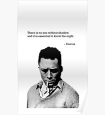 Es ist wichtig, die Nacht zu kennen - Camus Poster